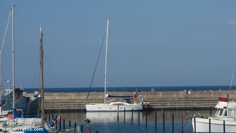 cherie (Sailing vessel) - IMO , MMSI 219010672 under the flag of Denmark