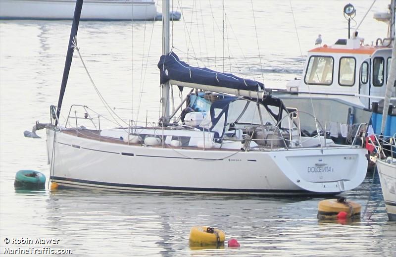 dolce vita solo sail (Sailing vessel) - IMO , MMSI 227279730, Call Sign FAC3789 under the flag of France
