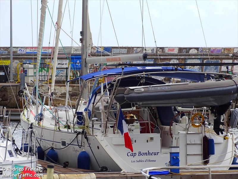 cap bonheur (Sailing vessel) - IMO , MMSI 227538890, Call Sign FGA8061 under the flag of France