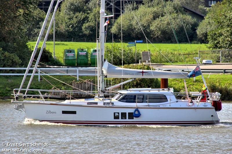 zilbern (Sailing vessel) - IMO , MMSI 232022608, Call Sign MFLI7 under the flag of United Kingdom (UK)
