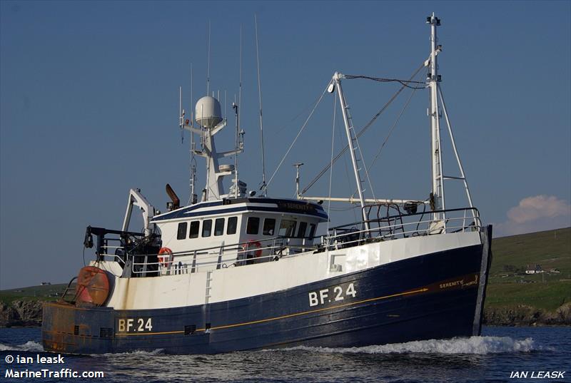 fv serenity bf24 (Fishing vessel) - IMO , MMSI 234690000, Call Sign MMNS9 under the flag of United Kingdom (UK)