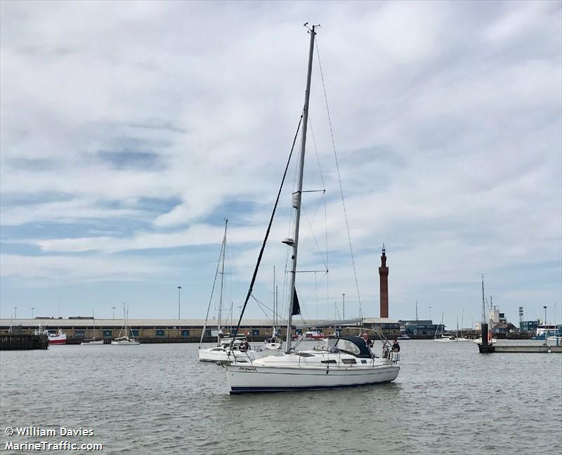 jacquard (Sailing vessel) - IMO , MMSI 235022344, Call Sign MGPE3 under the flag of United Kingdom (UK)