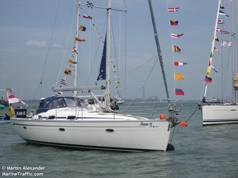 alana iii (Sailing vessel) - IMO , MMSI 235031308, Call Sign MKSH7 under the flag of United Kingdom (UK)