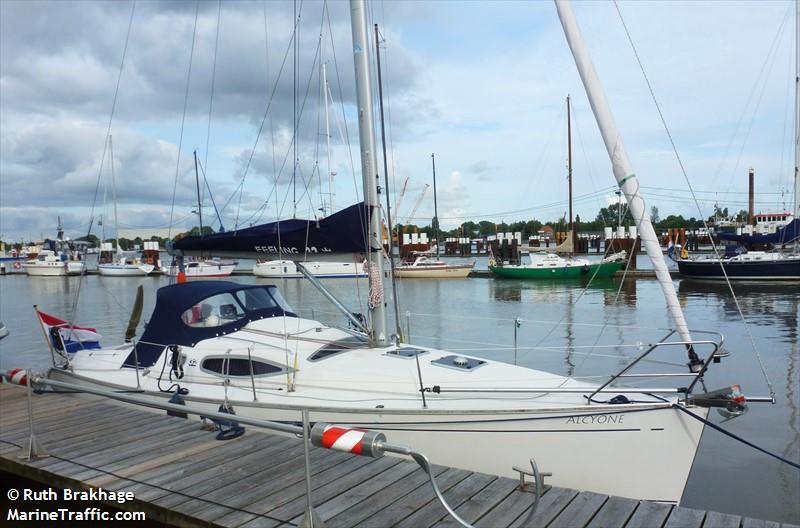 alcyone (Sailing vessel) - IMO , MMSI 244104260, Call Sign PG5035 under the flag of Netherlands