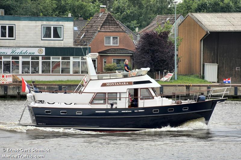 montanara (Pleasure craft) - IMO , MMSI 244620786, Call Sign PG5872 under the flag of Netherlands