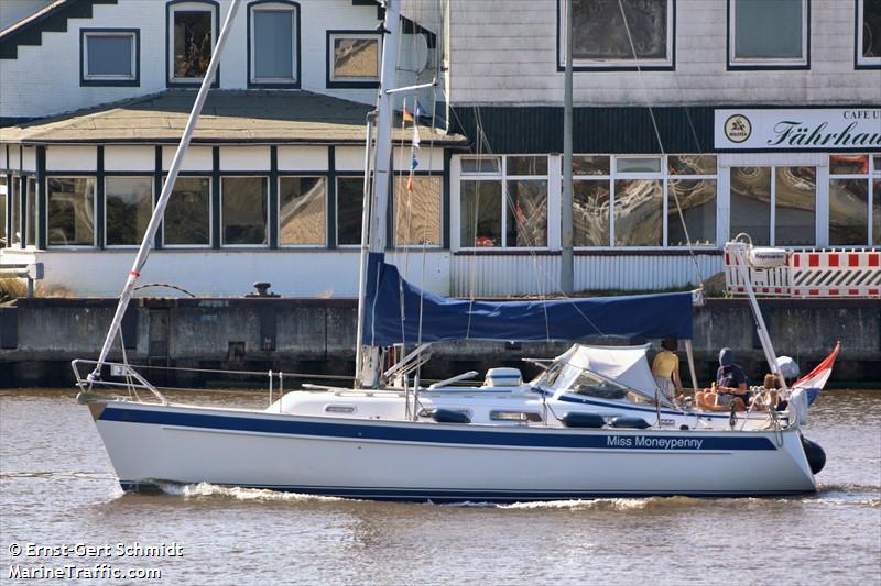 miss moneypenny (Sailing vessel) - IMO , MMSI 244650218, Call Sign PI5363 under the flag of Netherlands