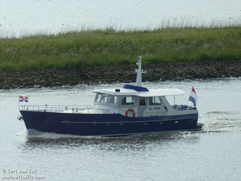 de visser (Pleasure craft) - IMO , MMSI 244770844, Call Sign PA2294 under the flag of Netherlands