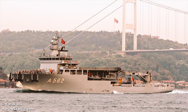 tcg alemdar (-) - IMO , MMSI 271035214, Call Sign TBDE under the flag of Turkey