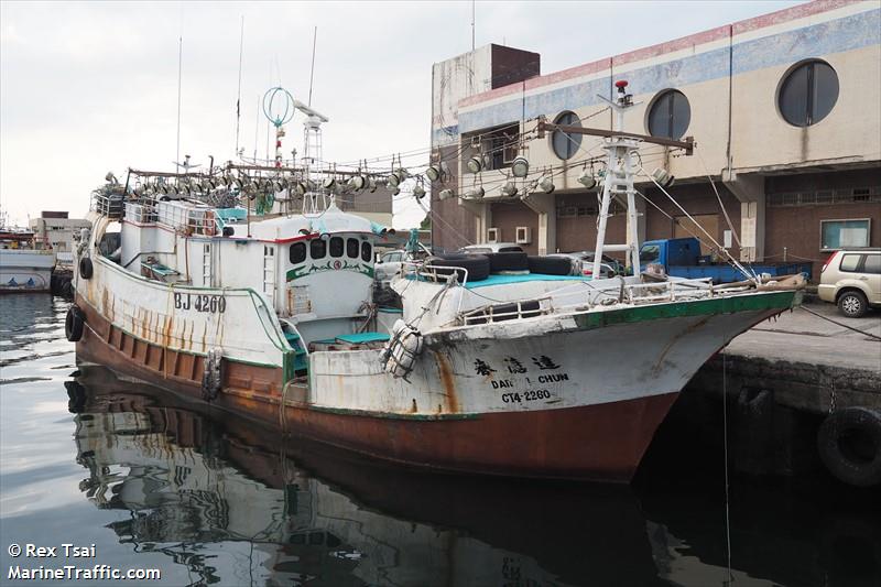 dar yi chun (Fishing vessel) - IMO , MMSI 416002114, Call Sign BJ4260 under the flag of Taiwan