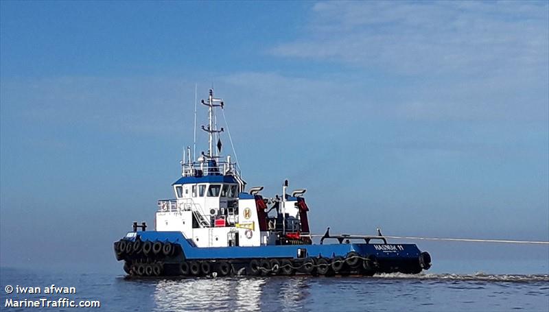 tb hasnur 11 (Tug) - IMO , MMSI 525200032, Call Sign YDA3970 under the flag of Indonesia