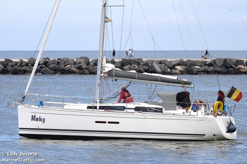 marley (Sailing vessel) - IMO , MMSI 205782030, Call Sign OP7820 under the flag of Belgium
