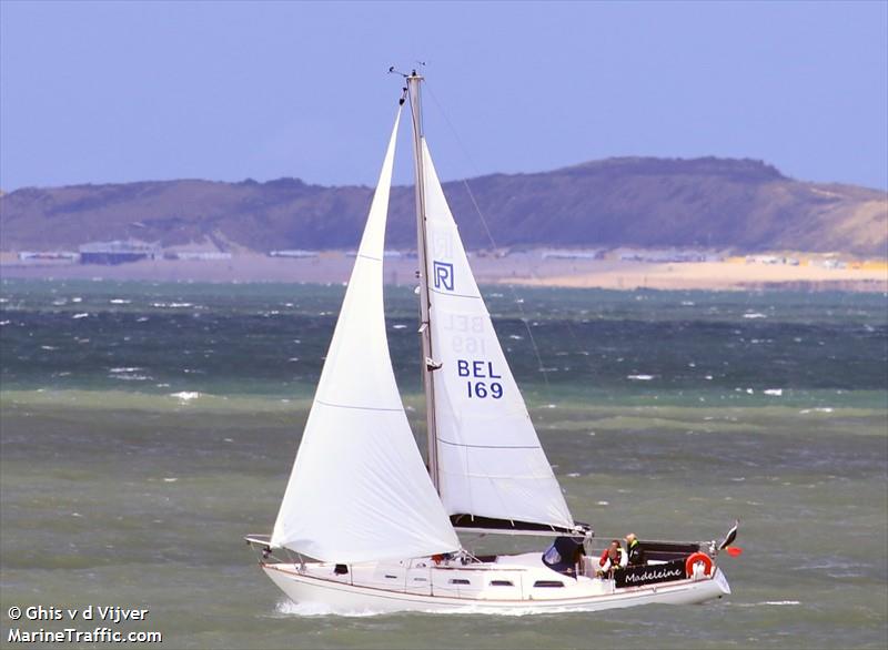 madeleine (Sailing vessel) - IMO , MMSI 205852310, Call Sign OR8523 under the flag of Belgium