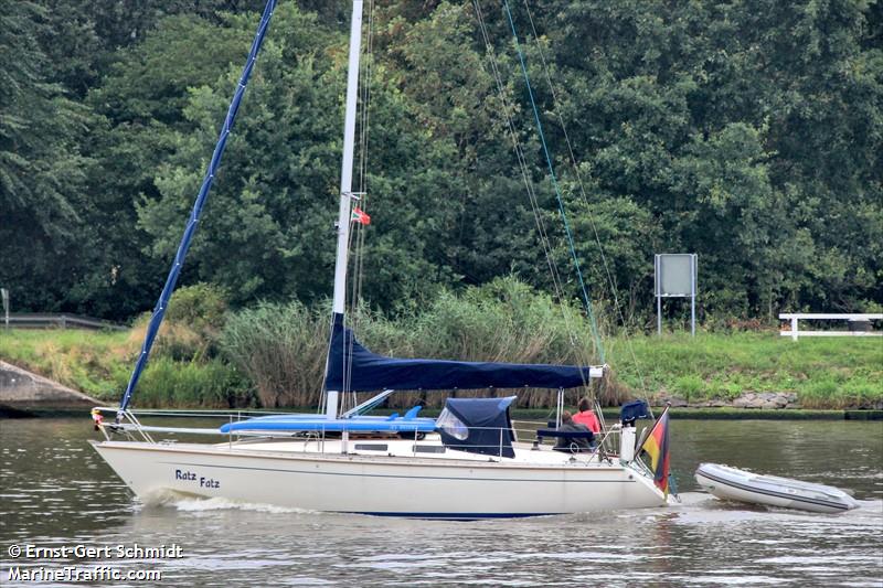 ratz fatz (Sailing vessel) - IMO , MMSI 211456960, Call Sign DB5427 under the flag of Germany