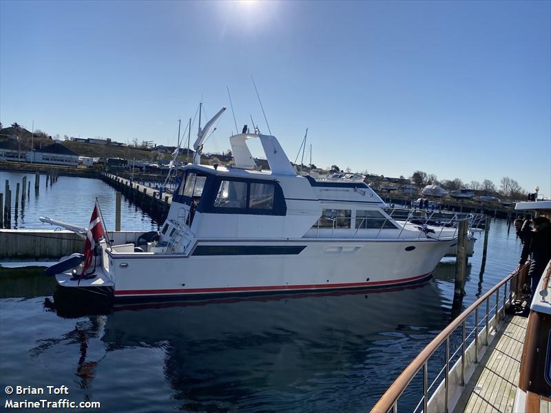 shanti (Pleasure craft) - IMO , MMSI 219017886, Call Sign XPE4891 under the flag of Denmark
