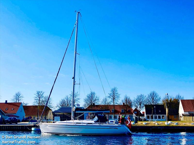 sy manila (Sailing vessel) - IMO , MMSI 219023934 under the flag of Denmark