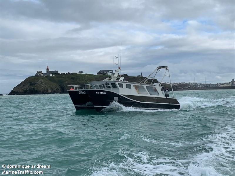 lomerta (Fishing vessel) - IMO , MMSI 227645540, Call Sign FGE4850 under the flag of France