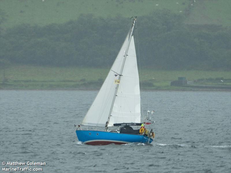 wind whistler (Pleasure craft) - IMO , MMSI 235061401, Call Sign MGZK8 under the flag of United Kingdom (UK)