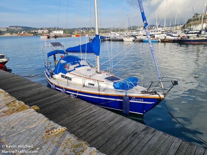 serena (Sailing vessel) - IMO , MMSI 235079621, Call Sign 2DJV7 under the flag of United Kingdom (UK)