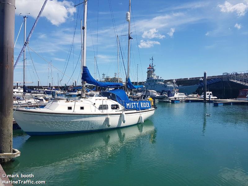 misty rider (Sailing vessel) - IMO , MMSI 235114813, Call Sign MBYS7 under the flag of United Kingdom (UK)