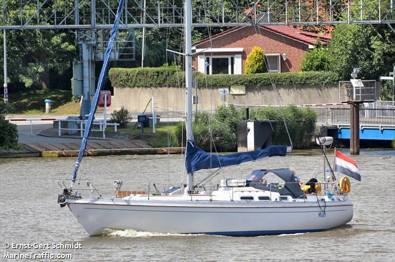 maatje (Sailing vessel) - IMO , MMSI 244153291, Call Sign PI8393 under the flag of Netherlands
