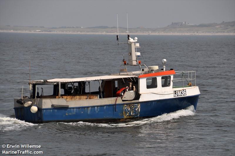 pietereltin (Fishing vessel) - IMO , MMSI 244180122, Call Sign PE8578 under the flag of Netherlands