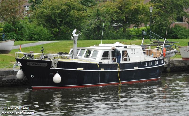 basseroet (Pleasure craft) - IMO , MMSI 244186163, Call Sign PC3139 under the flag of Netherlands