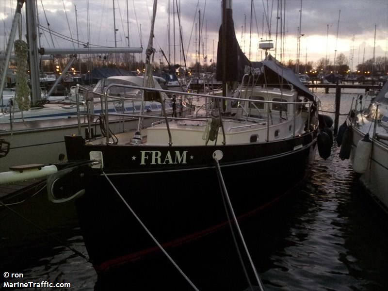 fram (Sailing vessel) - IMO , MMSI 244650313, Call Sign PH4731 under the flag of Netherlands