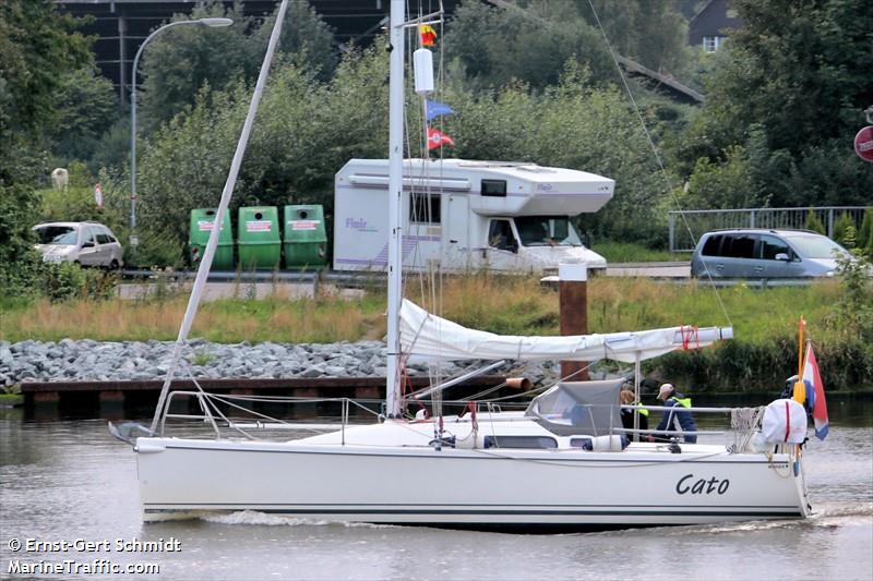 cato (Sailing vessel) - IMO , MMSI 244730316, Call Sign PI9221 under the flag of Netherlands