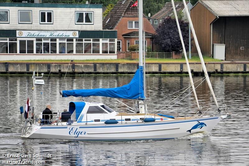 elger (Sailing vessel) - IMO , MMSI 244730482, Call Sign PF5361 under the flag of Netherlands
