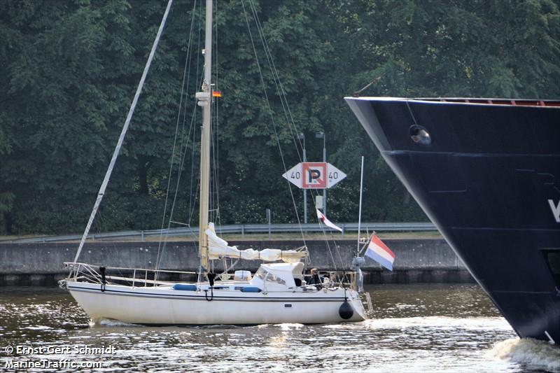 murphy2 (Sailing vessel) - IMO , MMSI 244730881, Call Sign PG3175 under the flag of Netherlands