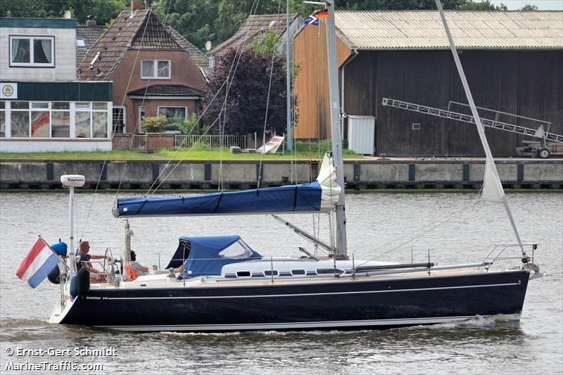 weideroos (Pleasure craft) - IMO , MMSI 244740348, Call Sign PF3288 under the flag of Netherlands