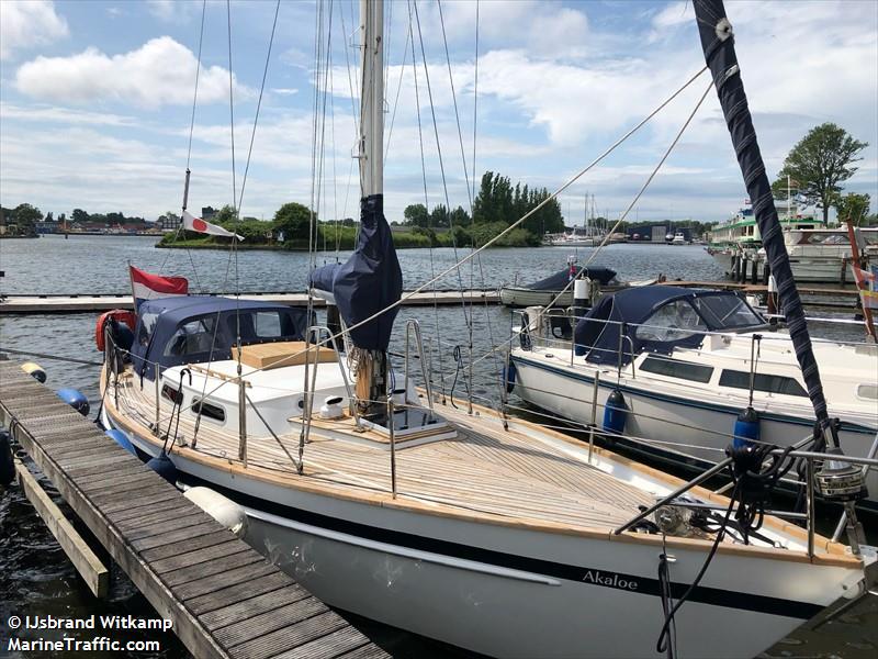 akaloe (Sailing vessel) - IMO , MMSI 244810109, Call Sign PA5911 under the flag of Netherlands
