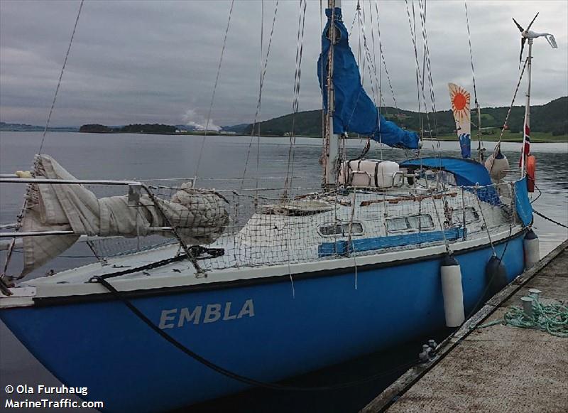 embla (Sailing vessel) - IMO , MMSI 257504910, Call Sign LA9322 under the flag of Norway