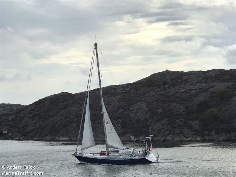 sula (Sailing vessel) - IMO , MMSI 265591680, Call Sign SB4911 under the flag of Sweden
