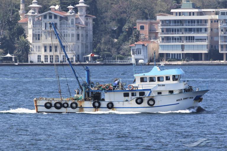 halil ismet reis (Fishing vessel) - IMO , MMSI 271072888 under the flag of Turkey