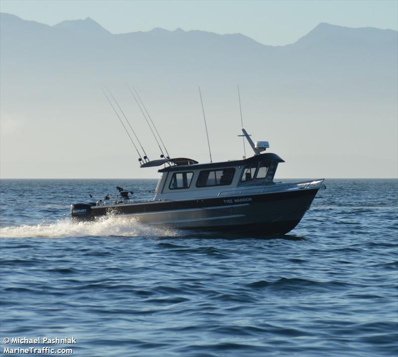 tyee warrior (Fishing vessel) - IMO , MMSI 316033821 under the flag of Canada