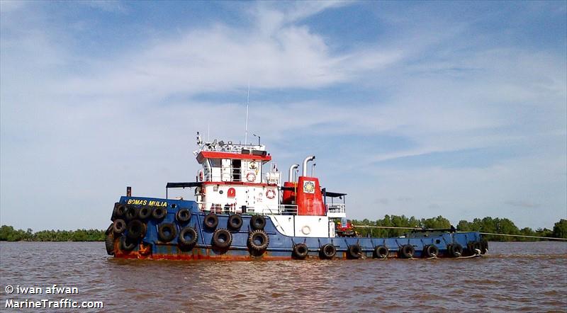 bomas mulia (Towing vessel (tow>200)) - IMO , MMSI 525021206, Call Sign YD4837 under the flag of Indonesia