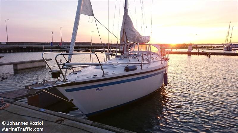 mare (Sailing vessel) - IMO , MMSI 211495940, Call Sign DJ9892 under the flag of Germany