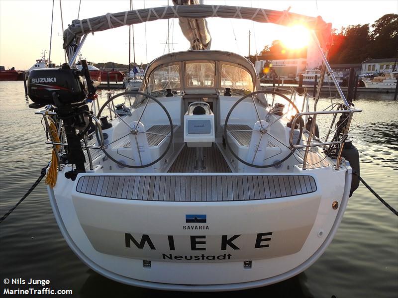 mieke (Sailing vessel) - IMO , MMSI 211688700, Call Sign DK8527 under the flag of Germany