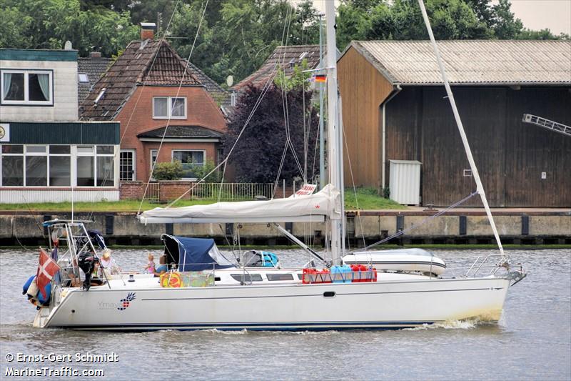 ymaya (Sailing vessel) - IMO , MMSI 219007214, Call Sign XPC9415 under the flag of Denmark