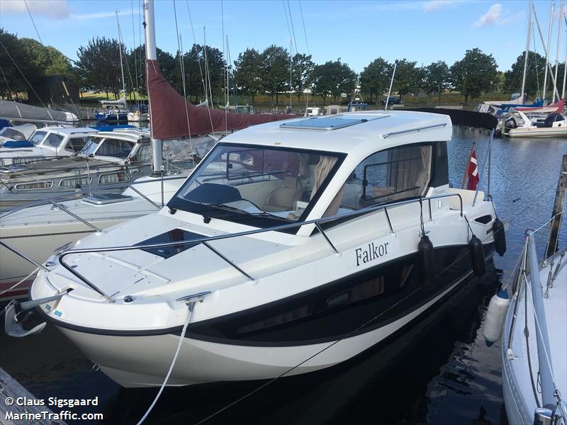 falkor (Pleasure craft) - IMO , MMSI 219026335, Call Sign XPH5046 under the flag of Denmark