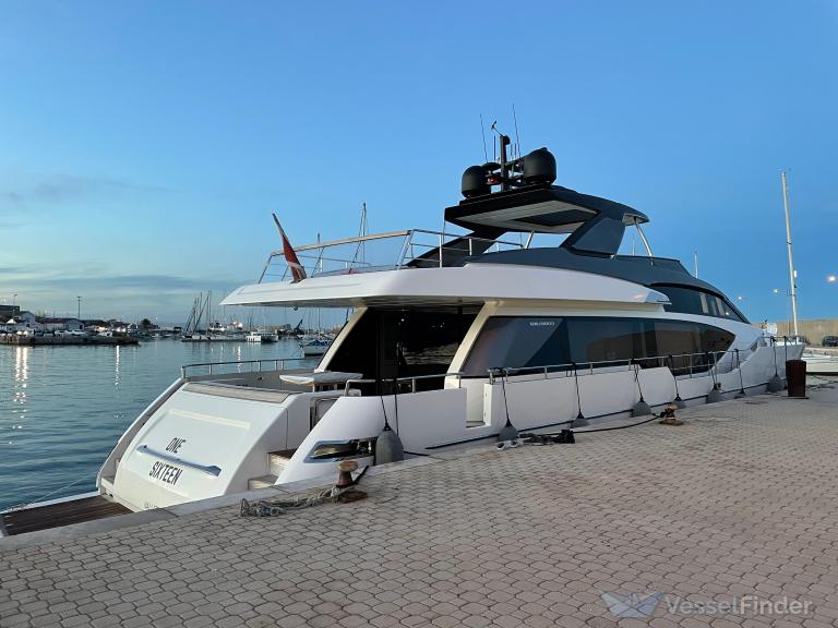 one sixteen (Pleasure craft) - IMO , MMSI 229000823, Call Sign 9HB6674 under the flag of Malta