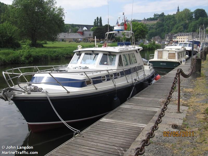 aconit (Pleasure craft) - IMO , MMSI 235024475, Call Sign MDWU6 under the flag of United Kingdom (UK)