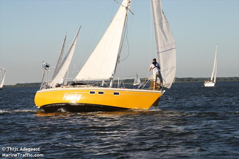 funky (Sailing vessel) - IMO , MMSI 244005852, Call Sign PI8647 under the flag of Netherlands
