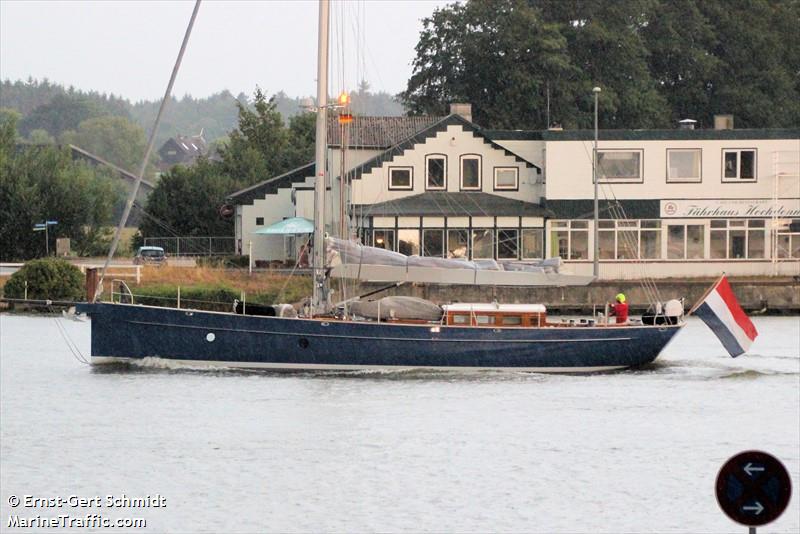 aline (Sailing vessel) - IMO , MMSI 244030880, Call Sign PD5245 under the flag of Netherlands