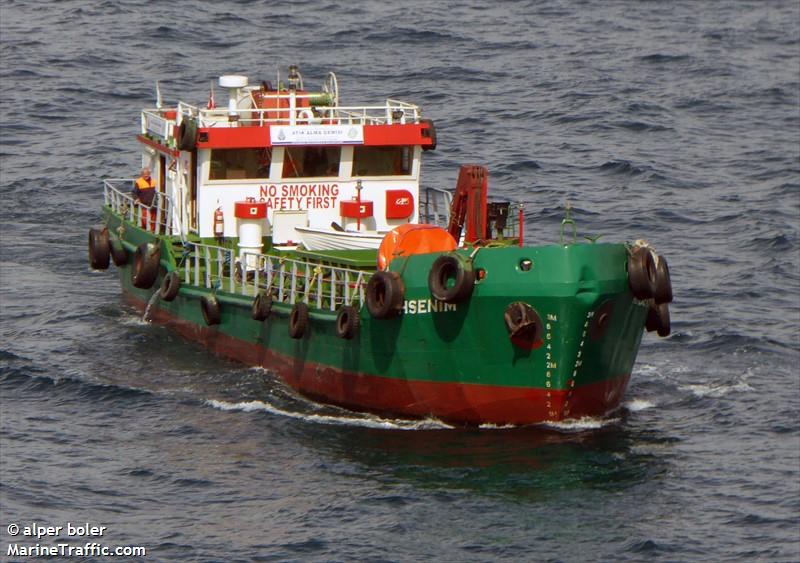 ahsenim (Anti-polution) - IMO , MMSI 271010585, Call Sign TC7801 under the flag of Turkey