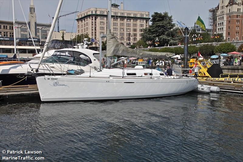 elision (Sailing vessel) - IMO , MMSI 316014082 under the flag of Canada