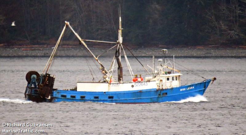 miss leona (Fishing vessel) - IMO , MMSI 367083560, Call Sign WDC8221 under the flag of United States (USA)