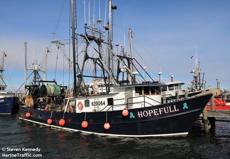 fv hopefull (Fishing vessel) - IMO , MMSI 367325850, Call Sign WDE2480 under the flag of United States (USA)