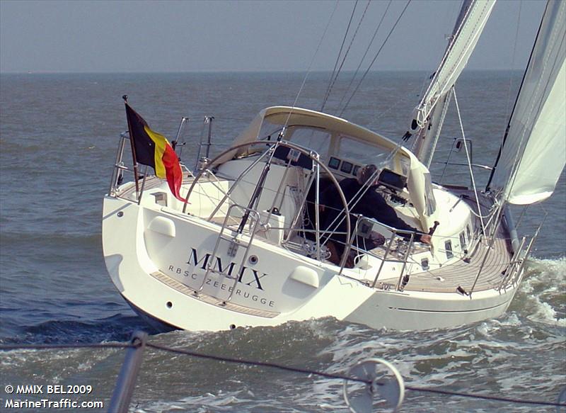 mmix (Sailing vessel) - IMO , MMSI 205386800, Call Sign OS3868 under the flag of Belgium